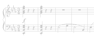 Akzentuierung zum Beispiel in der Musik: Beethovens Eroica